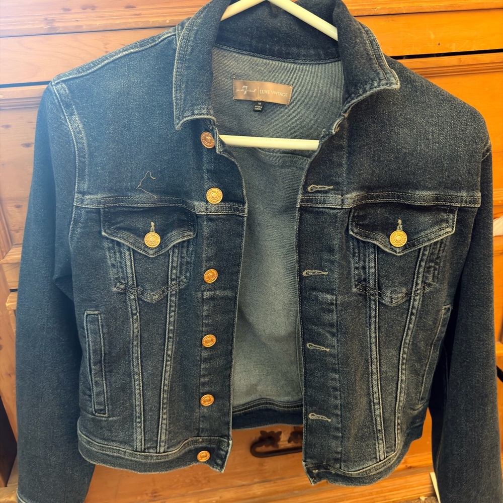 Seven Brand Women's Denim Jacket Luxe Vintage